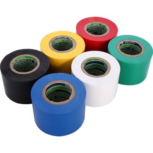 50mmX30m Waterproof Flame Retardent Insulation Insulating Adhesive Tape PVC Electrical Tape Cable Harness Wiring Loom Tape