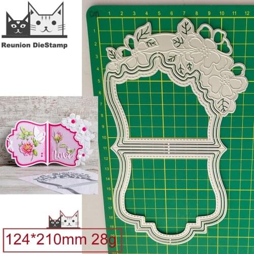 2021 Cut Die Christmas Page Frame Metal Cutting Dies Decorative DIY Scrapbooking Steel Craft Die Cut Embossing Paper Cards