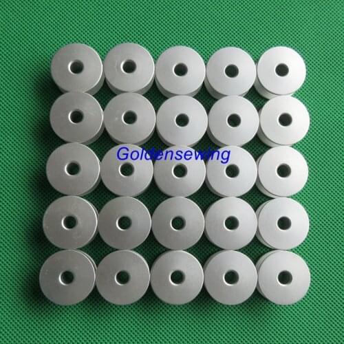 25 ALUMINUM LARGE M STYLE BOBBINS #239729 for JUKI DDL-201 DNU 1541 LU-2210