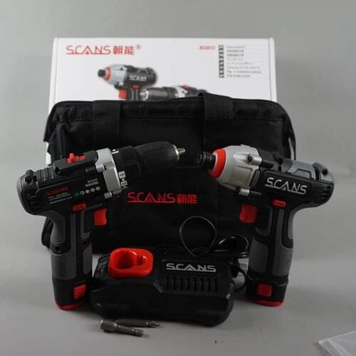 Cordless Combination Drill/Driver and Impact Driver Dual Power Tool Kit (2 Lithium Ion Batteries, Charger, and Bag Inclu