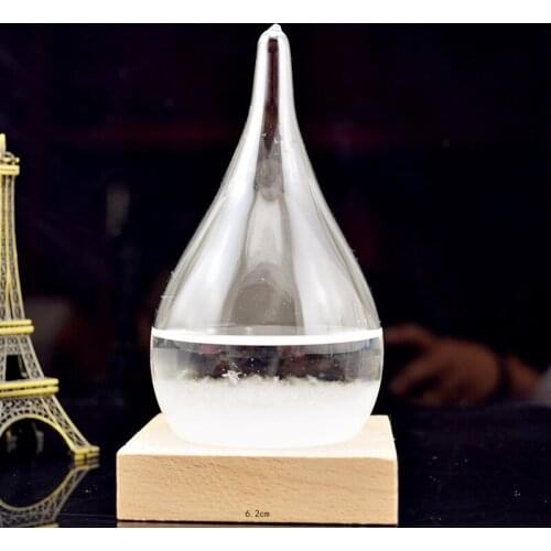 1PC Weather Forecast genuine creative storm water droplets bottle bottle glass bottle fly Forecast Wedding decoration JY 1185