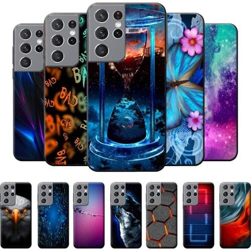 For Samsung Galaxy S21 Ultra Case G998B TPU Case For Samsung S21 Ultra Silicone Soft Phone Case For Samsung S21 Ultra Fundas 6.8