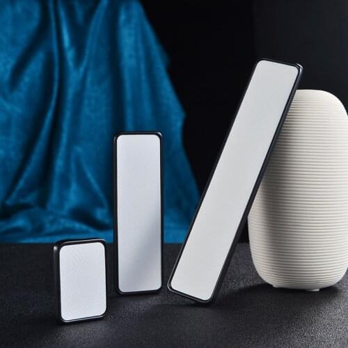 Pure White Leather Covered Zinc Alloy Black Furniture decorative pull handles for cabinets and drawers