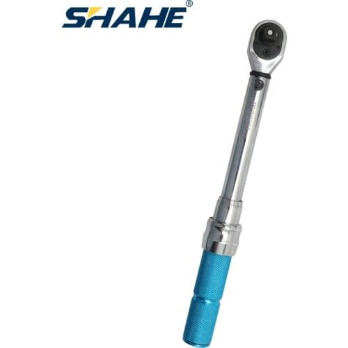 Shahe 5-30mm Preset Torque Wrench 3/8" Sqaure Drive Socket Wrench For Bicycle Car Repair AYB-30