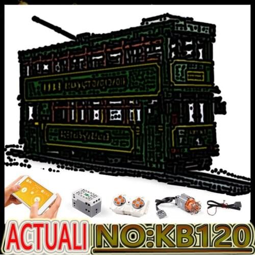 Hot KB120 High-Tech Car Model APP RC Motorized 1904 Whitty Street Depot Building Blocks Bricks Kids Christmas Toy Birthday Gifts