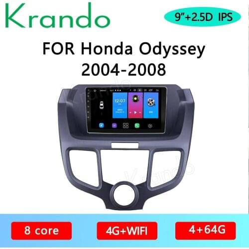 Krando Android 10.0 9" IPS Full Touch car radio navigation for Honda Odyssey 2004-2008 Audio DSP WIFI Navi Bluetooth Carp