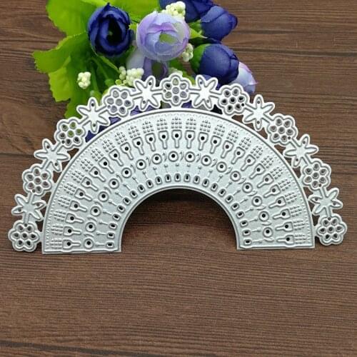 1pcs Sector Lace Metal Cutting Dies Stencils for DIY Scrapbooking/photo album Decorative Embossing DIY Paper Card Dies Cut