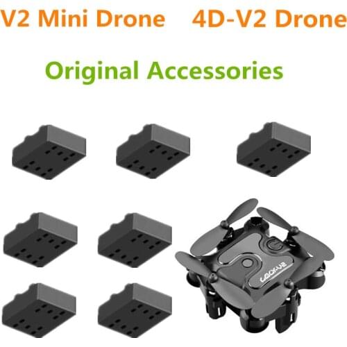 V2 Mini Drone Battery 3.7V 700mAh For 4D-V2 Dron Spare Parts Original Accessories