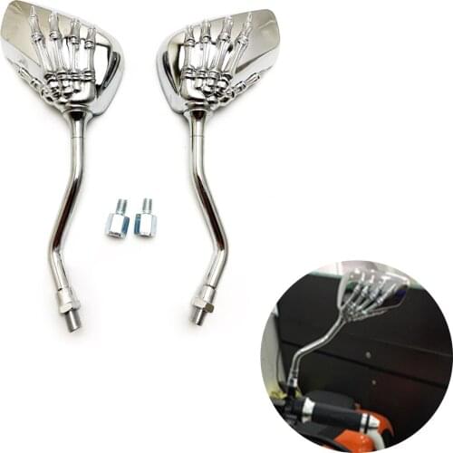 Motorcycle Scooter Rear View Side Mirrors Universal 8mm 10mm Mirror Motorbike Accessories