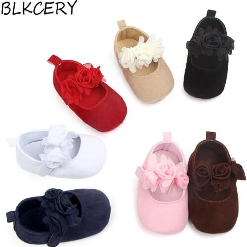Baby Girls Crib Shoes Newborn First Steps Slippers Toddler Flower Loafers Infant Tenis for 1 Year Old Footwear Doll Shoe Gifts