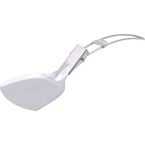 Outdoor Foldable Cooking Spatula Picnic Home Camping Cookware Shovels Stainless Steel Shovel Cooking Tools Kitchen Tools