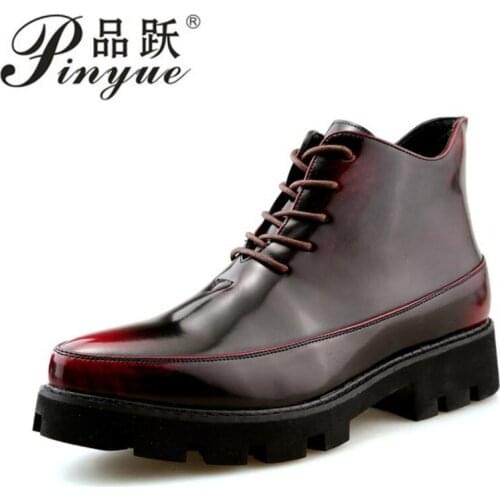 Мужские ботинки челси Pinyue China At AliExpress