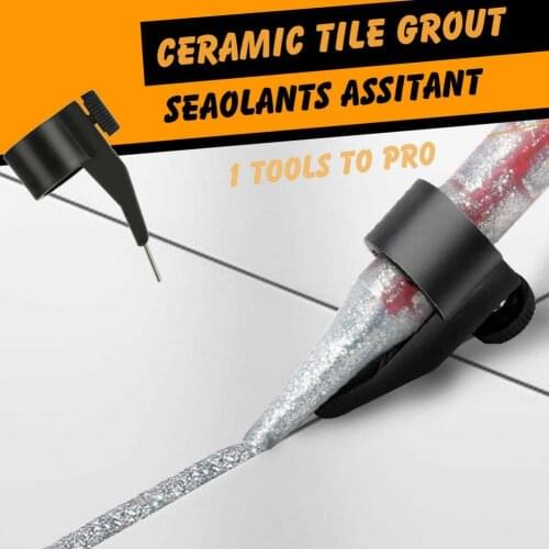 Plastic Tile Grout Sealants Assistant Glue Nozzle Fixed Locator Auxiliary Tool Tile Grout Sealants Assistant Glue Nozzle Fixed L