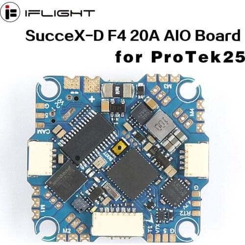 IFlight SucceX-D F4 20A BLHeli-S Whoop V3.2 AIO Board (MPU6000) Micro-USB BEC Output 5V 2A for ProTek25 FPV Drone part