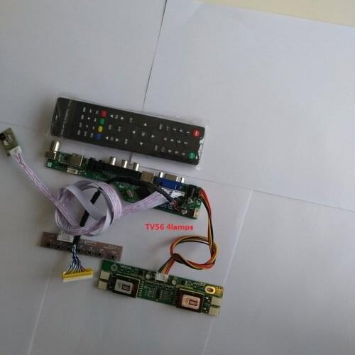 For M220EW01 V5 Controller Board 1680X1050 22" VGA AV Digital Signal HDMI LCD VGA kit 4 lamps Resolution TV 30pin