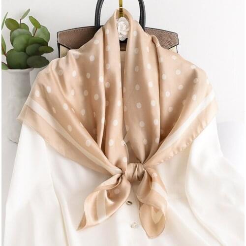 Luxury tourism Flower Square scarf spring and autumn women print silk scarves Fashion New silk seaside sunscreen quality shawl