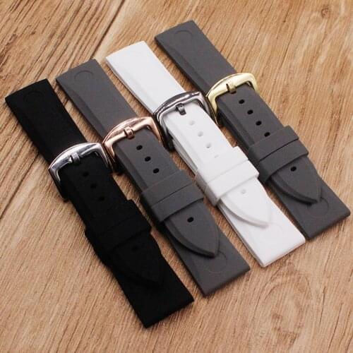 Watch Accessories Suitable for Armani strap AR5987 AR5985 AR5979 silicone rubber waterproof strap Mens watch strap