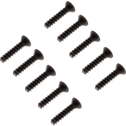 10pcs Stainless Steel M2 Tapping Screws Cross Flat Head for WLtoys 1/18 Cars