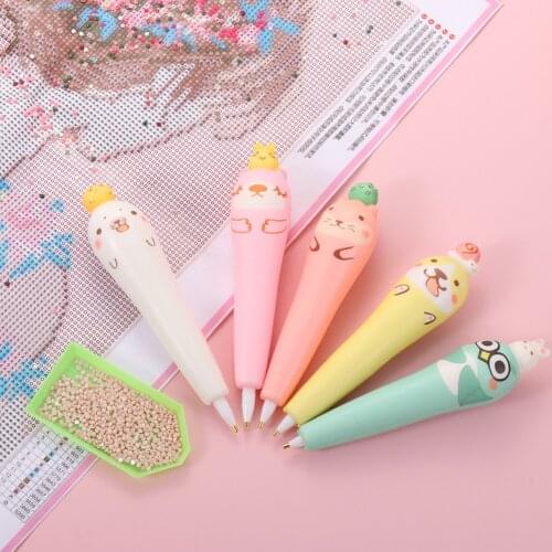 Cartoon Point Drill Pen Household DIY Diamond Painting Pencil Mosaic Crafts Handmade Home Hanging Picture Accessory