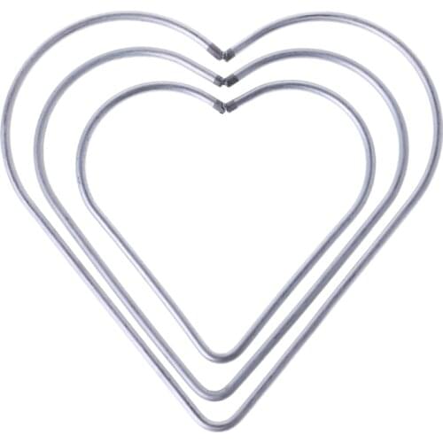 Heart Metal Dream Catcher Dreamcatcher Ring Macrame Craft Hoop DIY Accessories