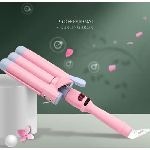 Hair Curling Iron Ceramic Professional Triple Barrel Hair Curler Egg Roll Hair Styling Tools Hair Styler Wand Curler Irons
