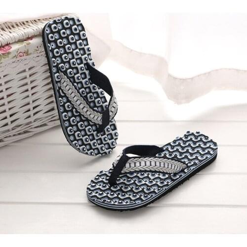 Summer Men Kids Flip Flops Camouflage Slippers Water Sandals Antislip Casual Shoes Soft Bottom Beach Massage Slippers