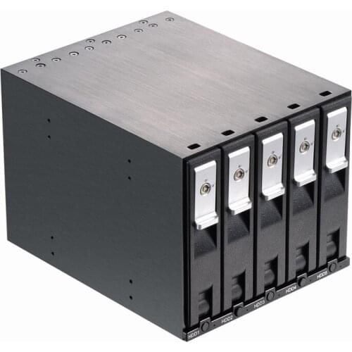 ST3550 5x3.5in SATA SAS Backplane Tray-less Hdd Enclosure to 5.25in optibay Hard Drive Rack