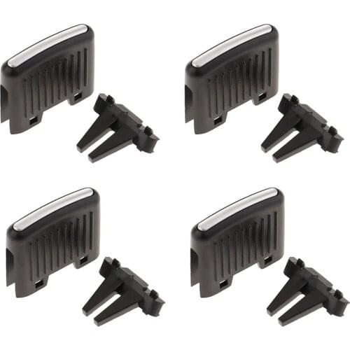 Pack of 4 Front Row Fresh Air Grille Clips Air Conditioning Vent Outlet Tab Clip for VW Sagitar