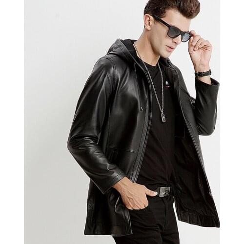 Winter Genuine Sheepskin Leather Jacket Men Clothes 2020 Autumn Plus Size Coat Jaqueta De Couro M6660 MY791