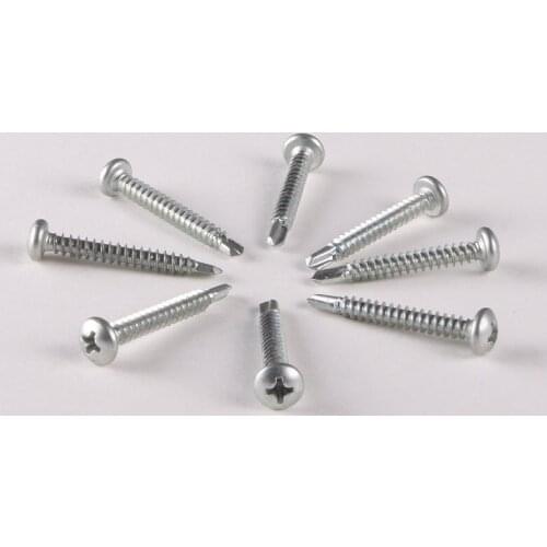 10PCS Special 410 Stainless Steel Round Phillips Pan Head Self-Drilling Screw Self Drilling Screw M4.2 * 13