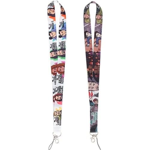 24pcs/lot MD210 DMLSKY TV series Lanyard Keychain keys Badge ID Card Mobile Phone Rope Neck Straps Accessories Gifts