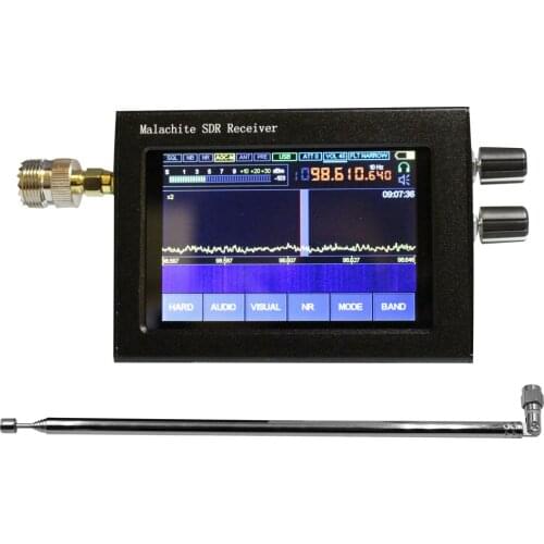 50kHz~2GHz SDR Malachite Receiver Software Radio SDR Receiver DSP Noise Reduction AM/SSB/NFM/WFM Analogs Modulation
