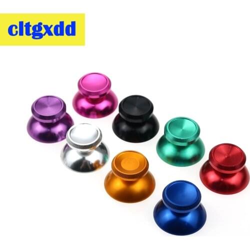 Cltgxdd 2pcs Aluminum Metal Analog Joystick grip Cap Replacement Repair for Microsoft Xbox360 Gamepad Controller