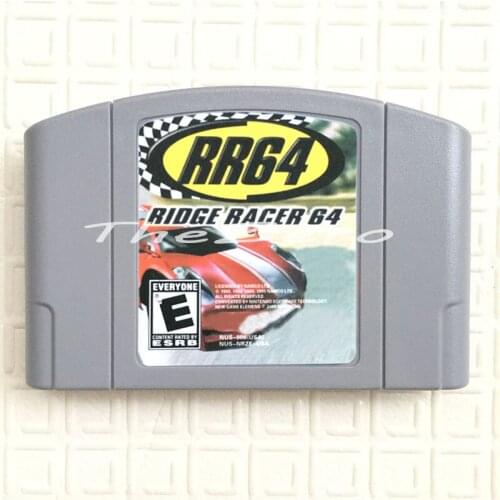 English Language Video Game for 64 Bit Console NTSC Version Ridge Racer 64