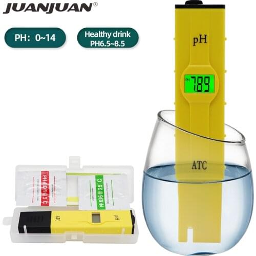Digital PH meter with Backlight 0.01 Accuracy Portable LCD Pocket Tester Waterproof Analyzer High Quality Meter 30% off