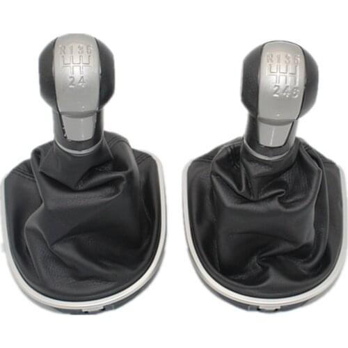 For Seat Altea 2004 2005 2006 2007 2008 2009 2010 2011 2012 Car-Stying 5/6 Speed Car Gear Stick Shift Knob With Leather Boot