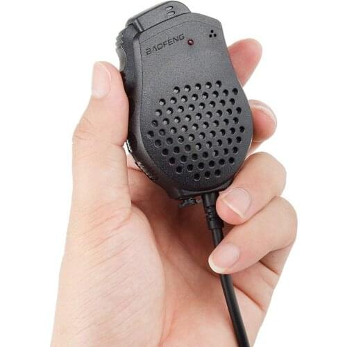 Push-To-Talk Dual PTT Speaker Mic For kenwood mic Baofeng UV-82 uv 82 uv-5r radio Walkie Talkie speaker Microphone accessories