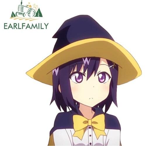 EARLFAMILY 13cm x 12cm for Vigne Halloween Fine SUV Car Stickers Anime Personality Creative Waterproof Scratch-proof Decal