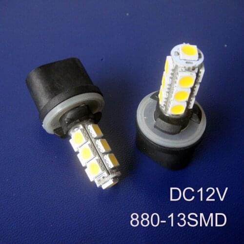 Hot sale 5050 12V 880 Led Fog Lamps,880 Car Led Lights,12V 880 Auto Led Bulbs free shipping 2pcs/lot