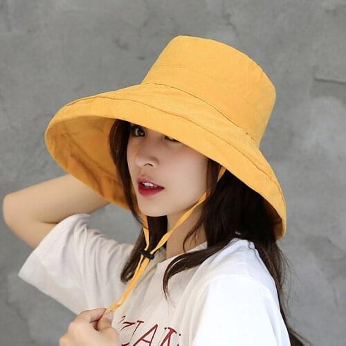 Summer Sunscreen New Foldable Bucket Hat Female Outdoor Fishing Camping Hunting Unisex Cool Sunscreen Fisherman Hat Hip-hop Hat