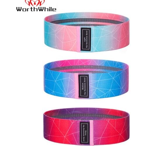 WorthWhile 1/2/3PCS Elastic Rubber Bands Set for Women Men Fitness Gym Home Resistance Booties Band Hip Circle Expander Workout