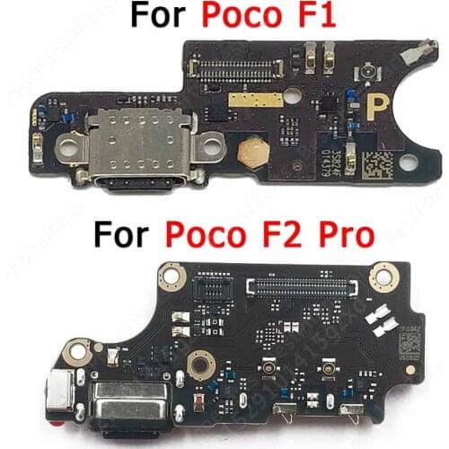 Original Usb Charge Board For Xiaomi Pocophone Poco F2 Pro F1 F2Pro Charging Port Pcb Dock Connector Replacement Spare Parts
