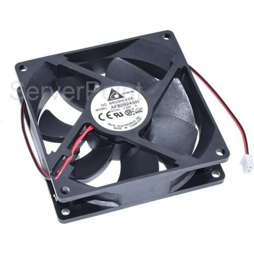 Genuine New AFB0924SH DC24V 0.50A 90x90x25mm 2-Pin Square Cooling Fan