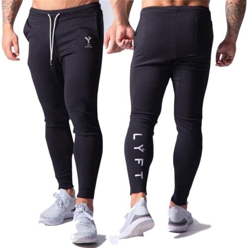JP&UK LYFT2020 Jogging Running Pants Mens Sport Pencil Pants Cotton Joggers Bodybuilding Fitness Gym Trousers Tights Sweatpants