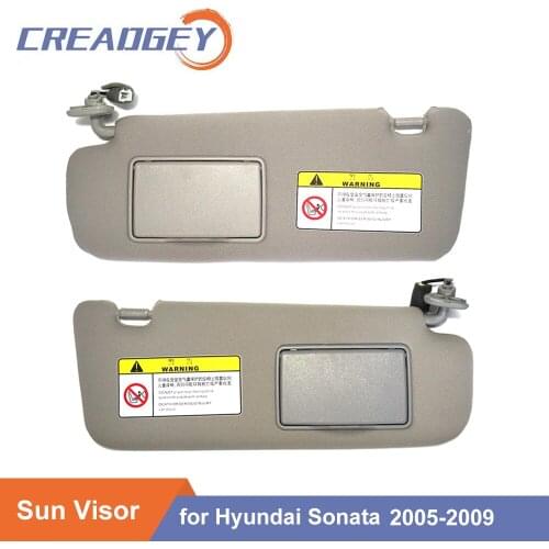 Creadgey Car Sunvisor Sunshade For HYUNDAI Sonata NF NFC 05 -09 Interior Mirror Sun visor Windshield 852010R300X6 852020R300X6
