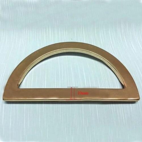 110 x 65 mm triangle bag handle metal handle , Gold plating Purse handle