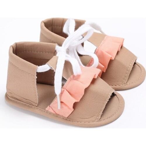 2018 Summer Baby Shoes For Baby Girls Toddler First Walkers Shoes National Wind Straps Soft Sole Shoes
