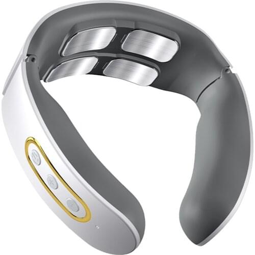 Smart Electric Neck and Shoulder Massager Low Frequency Magnetic Therapy Pulse Pain Relief Relaxation Vertebra Physiotherapy