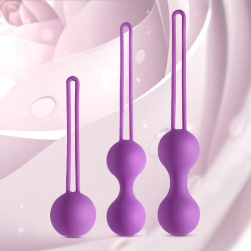 Kegel Balls Ben wa ball Silicone Vaginal Tighten Exercise Machine Smart Ball Geisha Ball Female Masturbation Sex Toys for Women