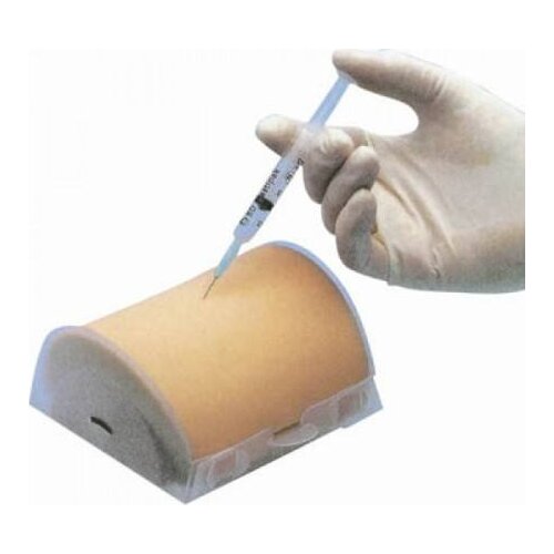 Intramuscular injection module skin injection model